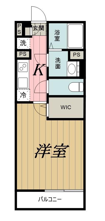 グレイス千葉中央(1K/3階)の間取り写真