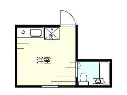 ライフピア松ノ木B棟(ワンルーム/1階)の間取り写真