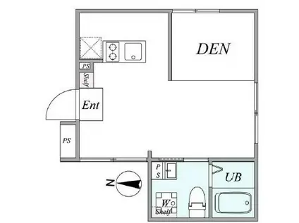 SCELTO KAMEIDO(ワンルーム/4階)の間取り写真