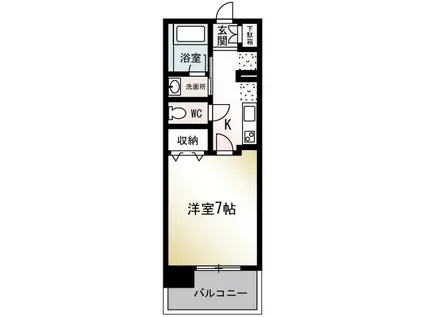 インテンション(1K/10階)の間取り写真