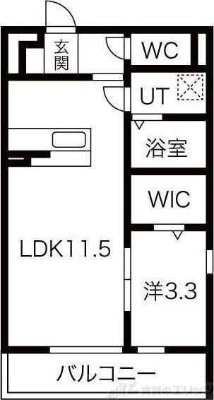 リブリ・昭和園(1LDK/1階)の間取り写真