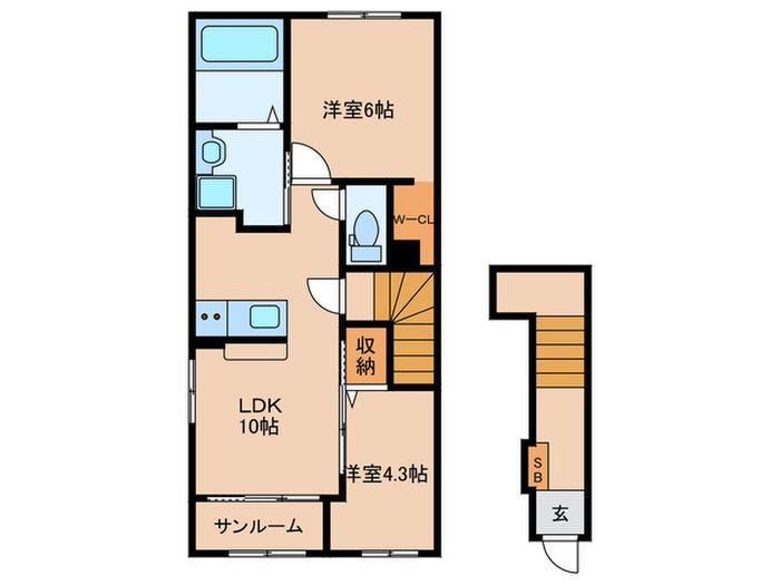 南花屋敷2丁目アパート