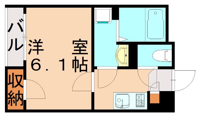 クレイノ夢(1K/1階)の間取り写真