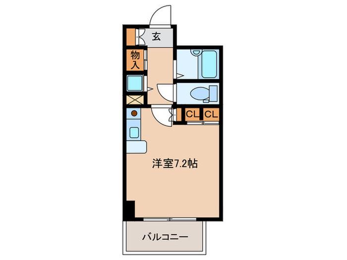KINGSCOURTIII(ワンルーム/8階)の間取り写真