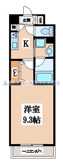アトール永和(1K/1階)の間取り写真