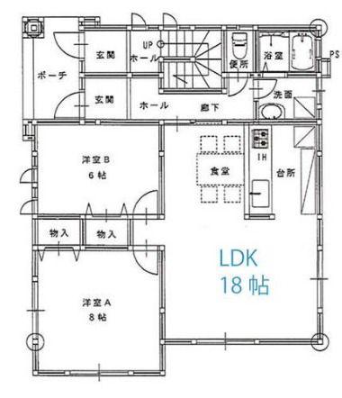 BORONVIB-1(2LDK/1階)の間取り写真