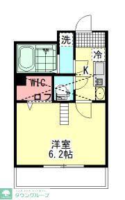 BEST STAGE草加(1K/3階)の間取り写真