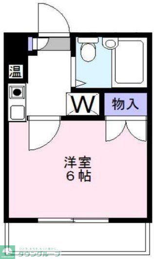 JLBグランエクリュ東大宮(1K/2階)の間取り写真