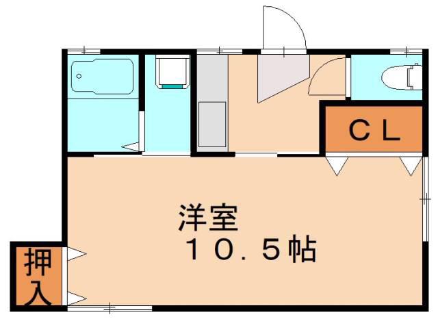 トキハンズ(1K/2階)の間取り写真
