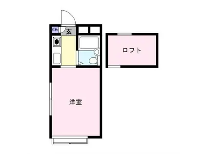 KOCHO8(ワンルーム/1階)の間取り写真