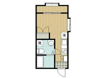 CASA AVENUE TSURUMAI(ワンルーム/4階)の間取り写真