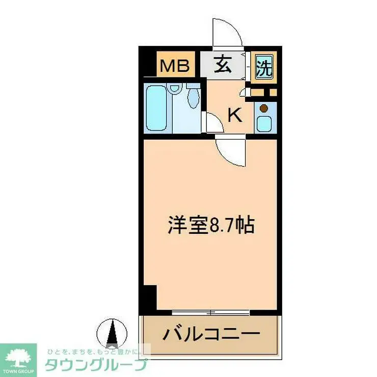 グローリア初穂小岩 1階階 間取り