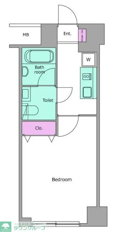 レジディア桜上水 7階階 間取り