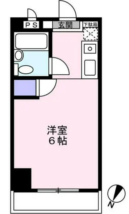 アクトピア横浜・鶴見1 1階階 間取り