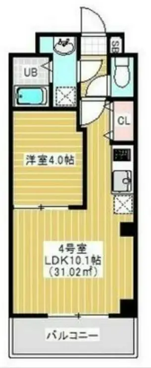 プラージュ幕張 2階階 間取り