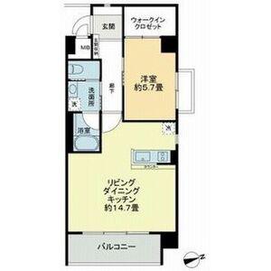 メゾン・ド・山手(1LDK/2階)の間取り写真