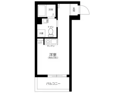 KMS COYO西日暮里(ワンルーム/1階)の間取り写真