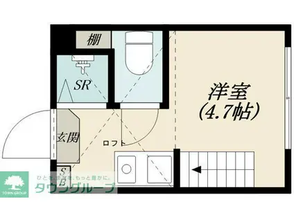 サンキャノーラ野方(ワンルーム/2階)の間取り写真