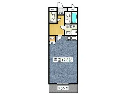 ANNEX ASAI(1K/1階)の間取り写真