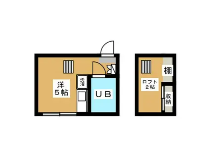 MY PLAN Y(ワンルーム/2階)の間取り写真