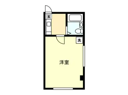 メゾン第一上井草(1K/3階)の間取り写真