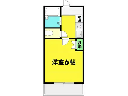 エムロード蒲生(1K/7階)の間取り写真