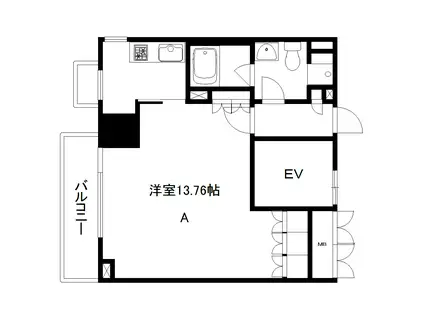 COZY COURT MAKI(1K/9階)の間取り写真