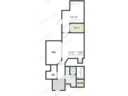 AMCO二日町ビル(1LDK/5階)の間取り写真