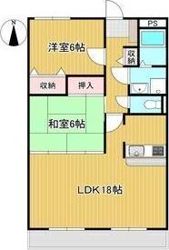 SEJOUR NIIE(2LDK/2階)の間取り写真