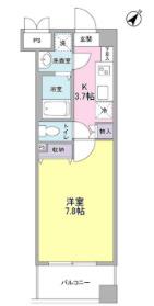 KYレジデンス(1K/5階)の間取り写真
