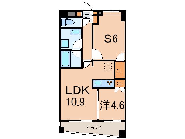 グレースレジデンス東京(1SLDK/7階)の間取り写真