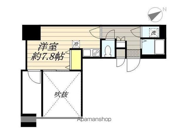 ヴィーダ文京本郷(ワンルーム/7階)の間取り写真