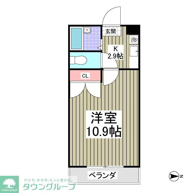 OYUMI(1K/2階)の間取り写真