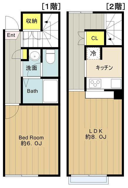 レオネクストグランデエスパシオ(1LDK/1階)の間取り写真