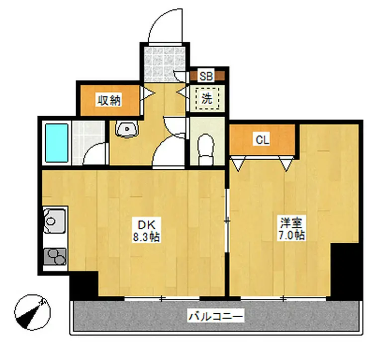 ルネス木嶋 2階階 間取り