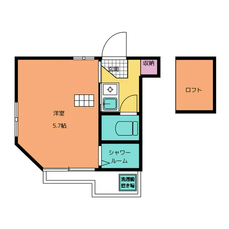 ベルハイム戸塚 1階階 間取り