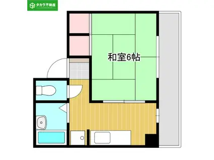 ATヤマサキ(1DK/3階)の間取り写真