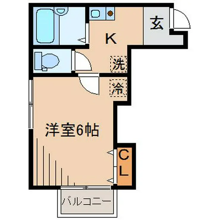 エヴァート白楽 2階階 間取り