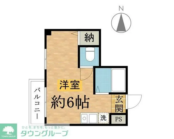 マイシェル片倉 2階階 間取り