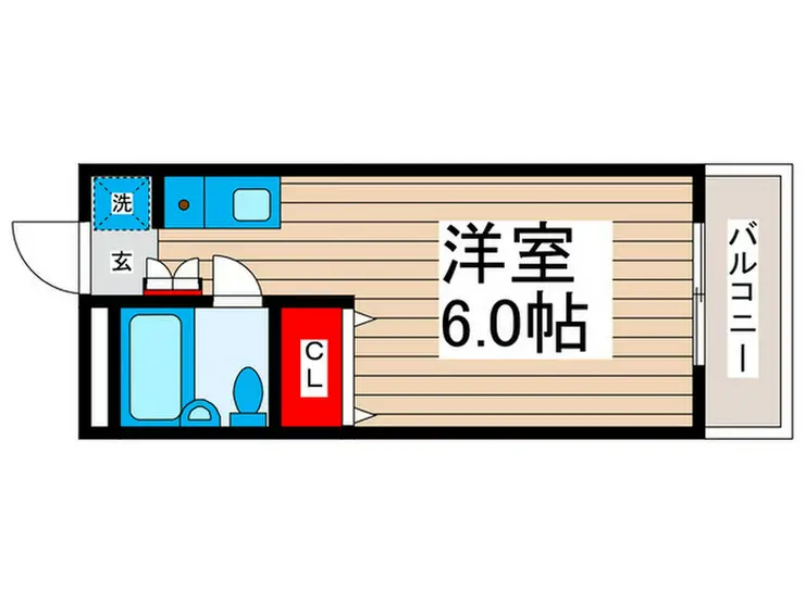 海楽新井マンション 1階階 間取り