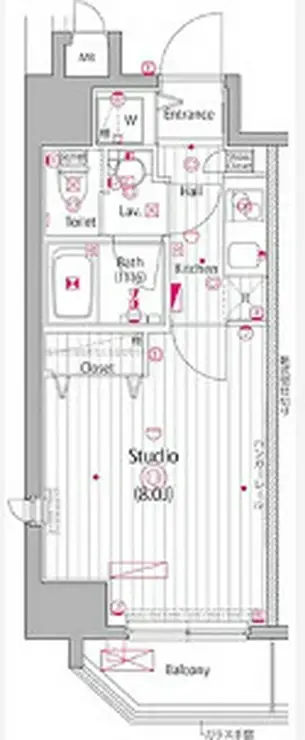 ガーラ・ヴィスタ水道橋 2階階 間取り