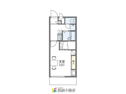 レオパレスみどり(1K/1階)の間取り写真