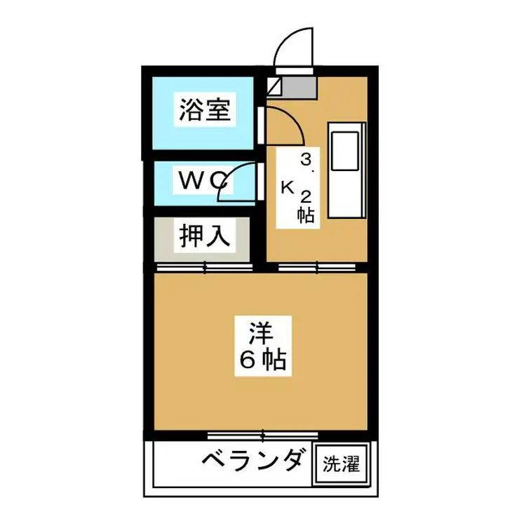 メゾンオリーブ 1階階 間取り