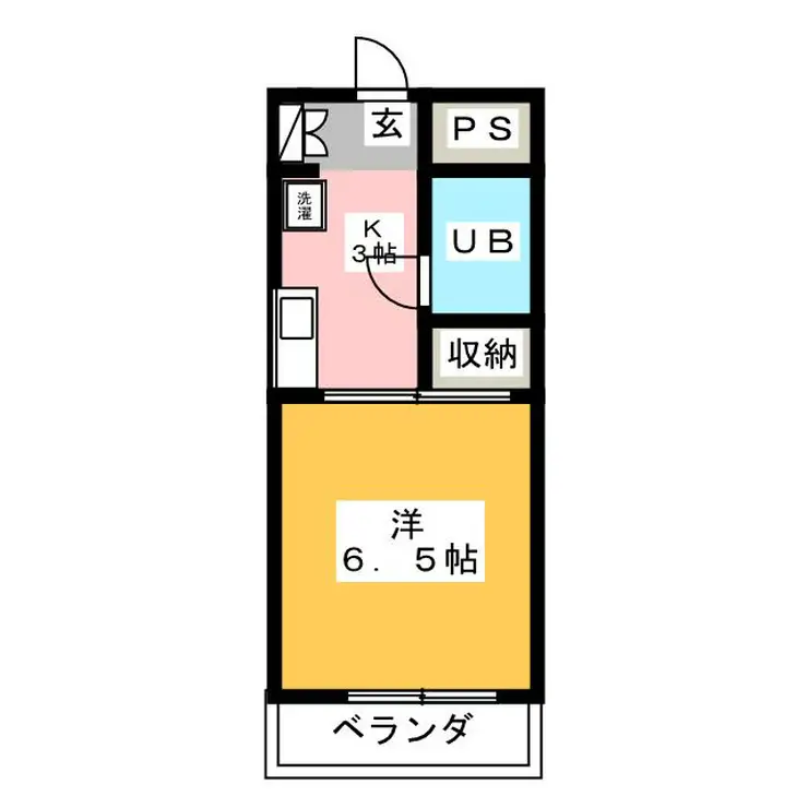 マイコート元本郷 5階階 間取り