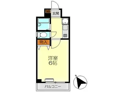 DER WINKEL.Y2 江原(1K/3階)の間取り写真
