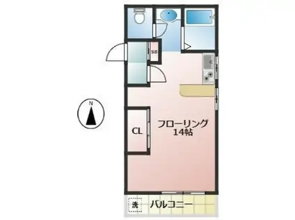 大塚マンション(ワンルーム/3階)の間取り写真