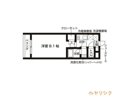 セレスティアル大曽根(1K/3階)の間取り写真