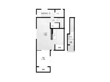 JEWEL BOX V(1LDK/2階)の間取り写真