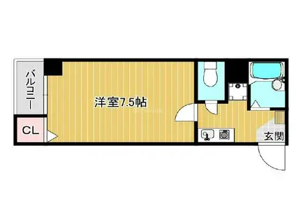 MS VILLAGE(1K/2階)の間取り写真