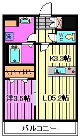 リーブルファイン大宮櫛引町(1LDK/3階)の間取り写真